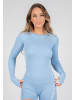Gorilla Wear Nahtloses Langarmshirt - Selah - Blue clair