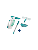 Leifheit  Set Fenstersauger Dry & Clean Komplettset weiß türkis 31,2 x 28,2 x 15,0 cm