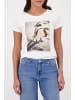 monari T-Shirt mit Pinguin Print in Off-White