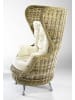 kobolo Rattansessel King25 in Grau