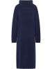 VINAJA Women Strick Langarmkleid Midi in Navy