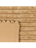 Beliani Tagesdecke RAKYA in Braun - (W) 150 x (H) 1 x (L) 200 cm