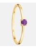Diamant L'éternel Ring aus 375 Gelbgold mit Amethyst