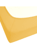Beliani Bettlaken JANBU in Gelb - (W) 200 x (H) 30 x (L) 200 cm
