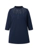 Ulla Popken Sweatshirt in dunkles marine