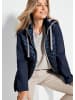 GOLDNER Steppjacke mit abnehmbarer Kapuze in marine