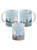 Snoopy The Peanuts Snoopy Tasse See Charlie Brown Kaffeetasse Becher 320 ml in weiß