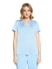 Betty Barclay Satin-Bluse kurzarm in Powder Blue