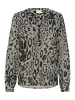 Kaffe Langarm-Bluse KAmilia Regular fit in Moonstruck / Black Animal