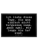 Mr. & Mrs. Panda teppichmatte Ich liebe diese Tage,... mit Spruch in Schwarz