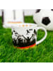 Geda Labels Tasse Fußball EM in Schwarz - 300 ml