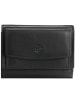 Esquire Geldbörse Leder 10 cm black