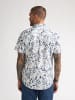Petrol Industries Allover-Print Shirt Noche in Weiß