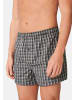 Schiesser Boxershorts Web in Schwarz