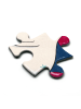 Mr. & Mrs. Panda Puzzle Einhorn Hexe Design mit Spruch in Weiß