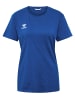 Hummel T-Shirt Rundhalsausschnitt gesticktes Logo Regular fit in Blau-2