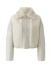 Oui Strickjacke in light beige mel