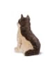 WWF Plüschtier - Wolf (sitzend, 70cm) in braun