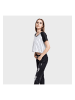 Urban Classics Urban Classics Cropped T-Shirts in wht/blk