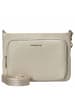 Mandarina Duck Mellow Leather - Umhängetasche 23 cm (nero) in almond