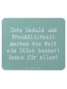 Mr. & Mrs. Panda Mouse Pad Spruch Erzieher-Dank mit Spruch in Meeresbrise