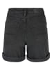 Urban Classics Urban Classics Damen Ladies Organic Stretch Denim 5 Pocket Shorts in black washed