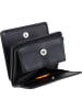 VLD VOi Leather Design Soft Fanni Geldbörse Leder 8 cm in schwarz