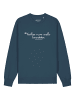 wat? Apparel Sweatshirt Früher war mehr Lametta in Petrol
