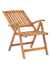 Beliani 6er-Set Esszimmerstuhl JAVA in Braun/Grau/Beige