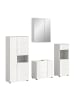 ebuy24 Badmöbelset Vira (4-teilig) Weiß 188 x 34 cm