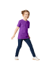 tectake Einfarbiges T-Shirt für Kinder, lila