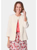 GOLDNER Kleiderblazer Bequeme Kleiderjacke mit Struktur in cremeweiß