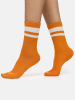 Nur Die  Freizeitsocken Statement Socken mit Stickerei in Mix orange
