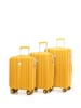 Wittchen POLYCARBONATE SUITCASE SET in Yellow