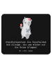 Mr. & Mrs. Panda Mousepad Ergotherapeutin Superhelden mit Spruch in Schwarz