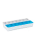 relaxdays 10x Tablettenbox in Weiß/ Blau
