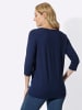 Sieh an! Longshirt in marine-jeansblau