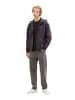 TOM TAILOR Denim Kapuzenstrickjacke in coal grey