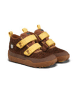 Affenzahn Halbschuhe Kinder Übergangsschuh Knit Happy Tiger in Braun