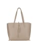 FELIPA Damen Leder Shopper in Hell Taupe