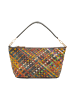 IZIA Women Shoulder Bag in Brown Multicolor