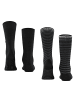Burlington Socken 2er Pack in Schwarz