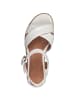 Tamaris Plateau-Sandaletten in WHITE LEATHER