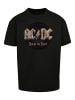 F4NT4STIC Heavy Oversize T-Shirt ACDC Rock Band Shirt Rock or Bust in schwarz