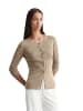 Marc O'Polo Cardigan slim in deep sand