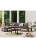 Beliani 3-tlg Lounge Set PIENZA II in Grau/Schwarz/Braun