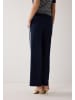 More & More trendige Hose, Galon-Streifen in dark blue