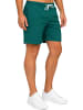 Reichstadt Herren Regular Fit Shorts Mid Waist in Dark Green