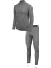 Normani Outdoor Sports Herren Merino Langarmshirt und Hose Canberra/Sydney in Grau