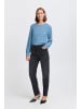b.young Langarmbluse BYSILVA ONECK BLOUSE - 20817242 modische Langarmbluse in Blau
